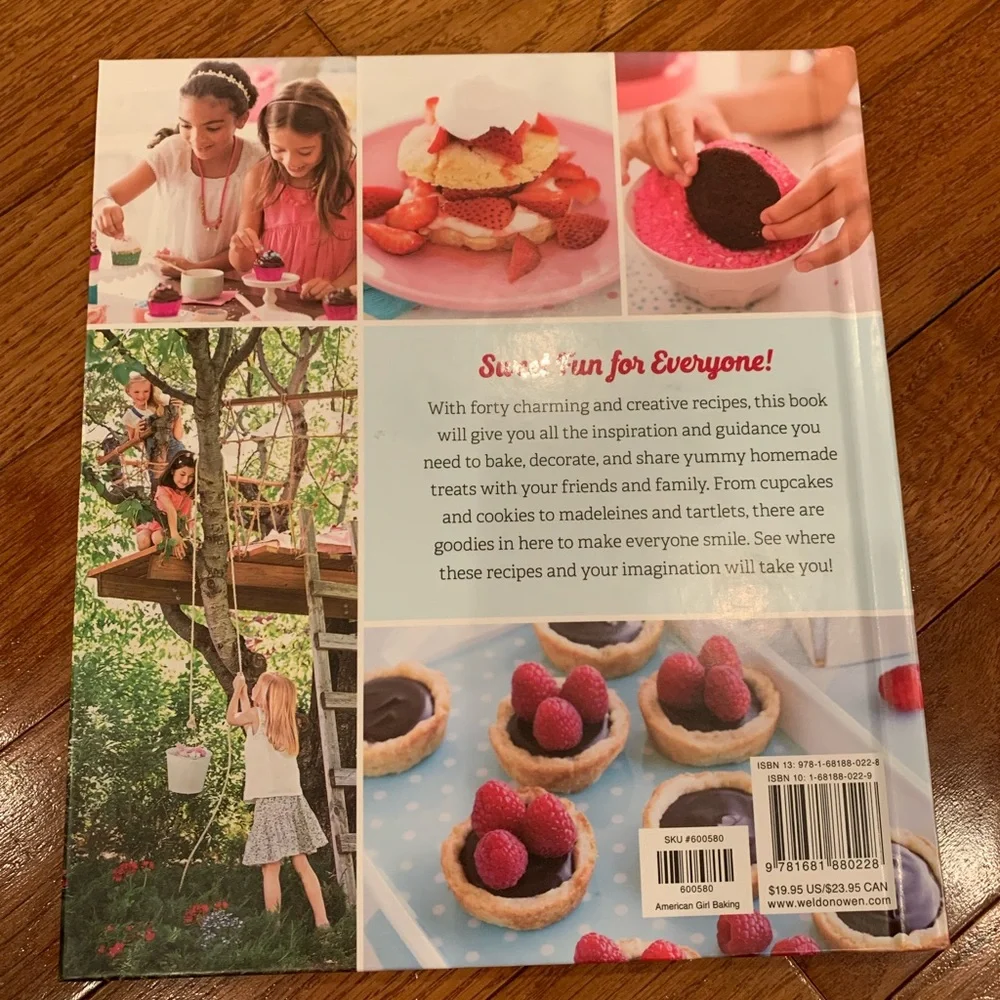 American Girl Apron, Oven Mit and Cookbooks